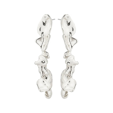 Pulse Earrings - Silver Plated