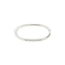 Star recycled crystal bangle - Silver