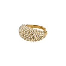 Focus Crystal Ring - Gold