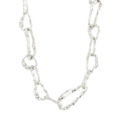 Believe Recycled Chain Necklace - Silver