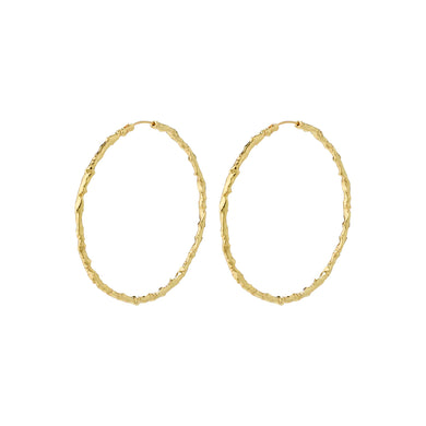 SUN recycled mega hoops - Gold