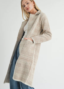 Walk With Me - Houndstooth Coat