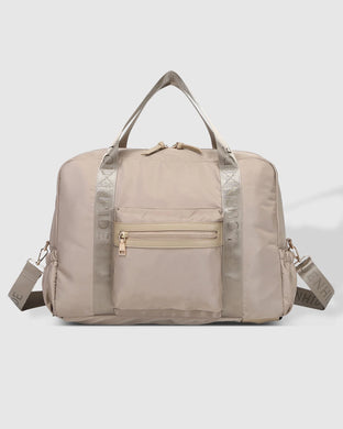 Jenn Nylon Travel Bag - Beige