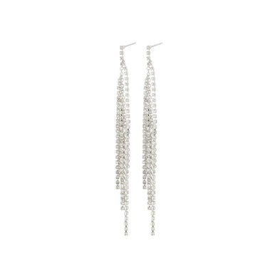 Adelaide Crystal Earrings - Silver Plated