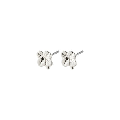 Octavia recycled clover earrings - Silver