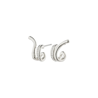 Nadine recycled earrings - Silver