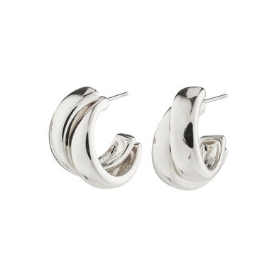 Orit recycled earrings - Silver