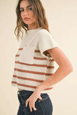 All or Nothing Knit Top - Mocha