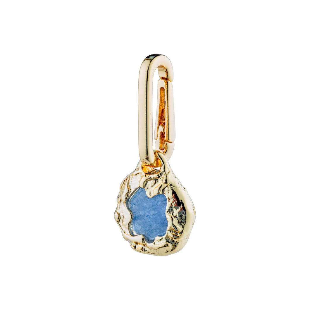 Charm Recycled Natural Pendant - Gold