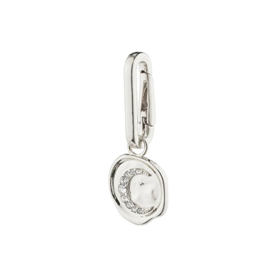 Charm Moon Pendant - Silver