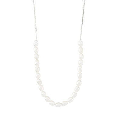 Berthe pearl necklace - Silver