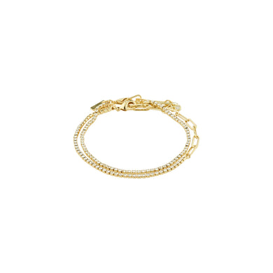 Rowan Crystal Bracelet - Gold