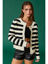 Uptown Striped Cardigan