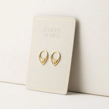 Aria Stud Earrings - Clear