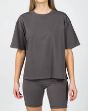 Brunette The Label Boxy Tee - Washed Grey