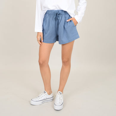 Calm Vibes Only Shorts - Baby Blue