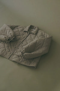 The Cameron Quilted Jacket - Olive