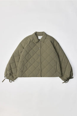 The Cameron Quilted Jacket - Olive