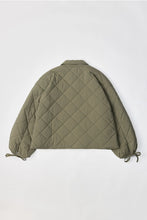 The Cameron Quilted Jacket - Olive