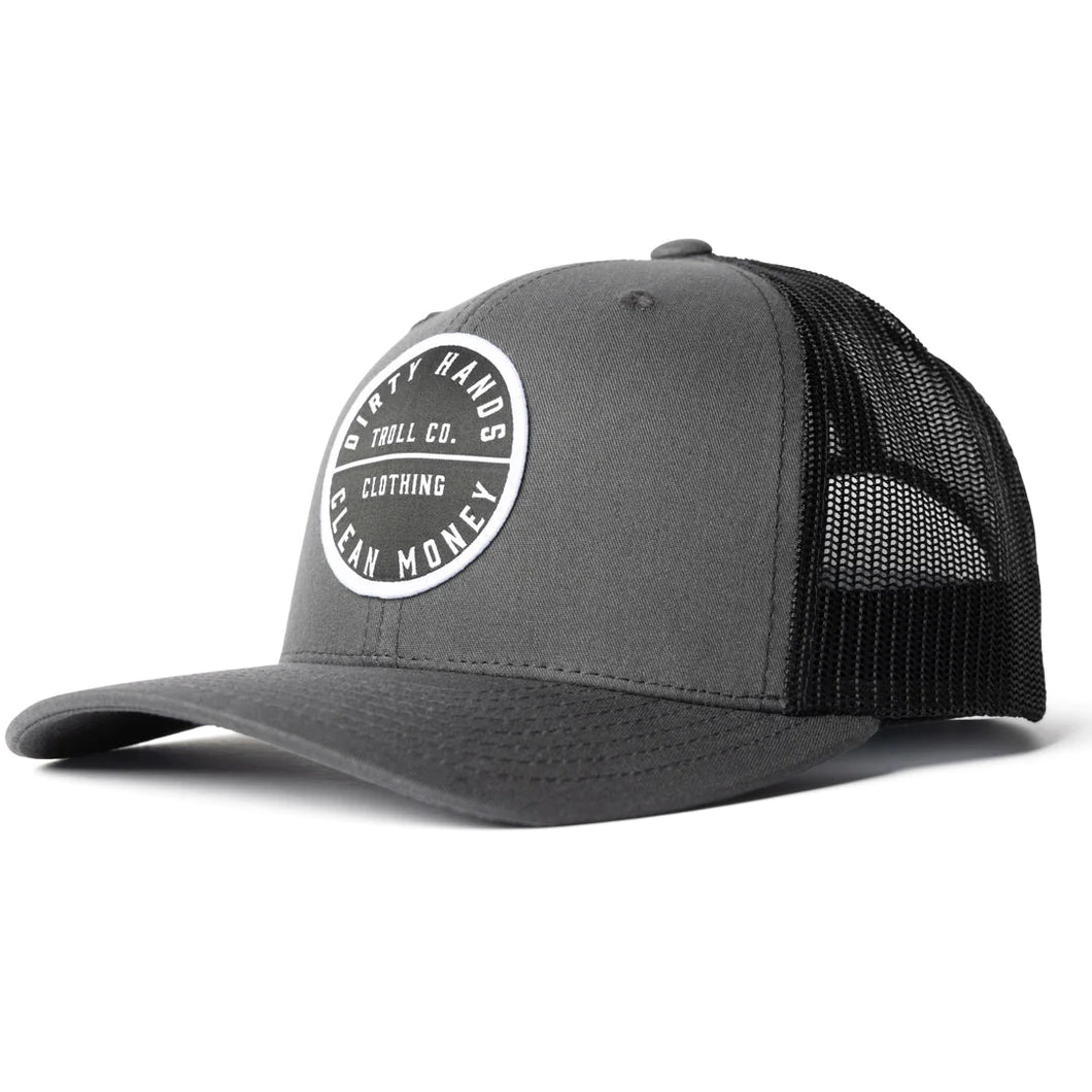 360 DHCM Curved Brim Hat - Charcoal & Black