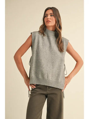 Front Page Worthy Vest - Grey