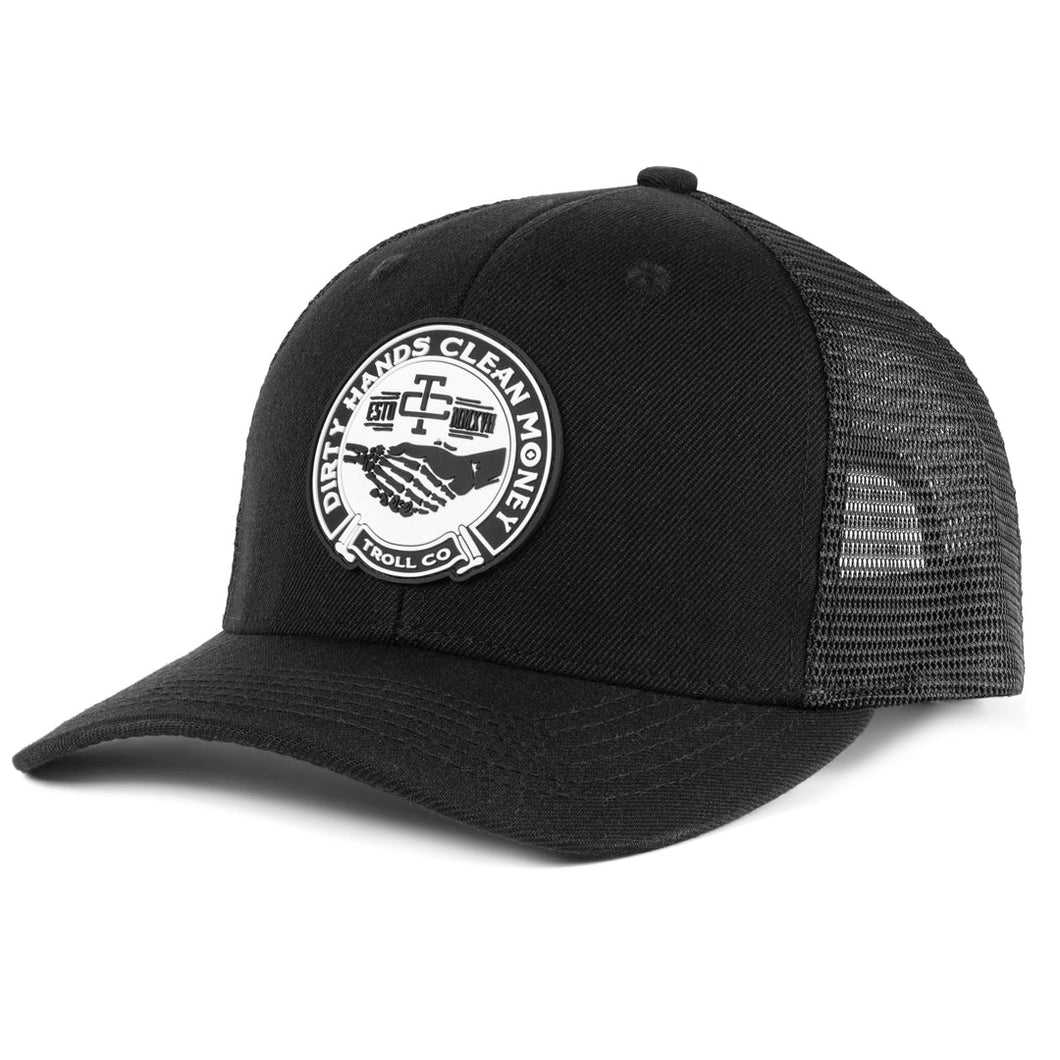 Haggler Curved Brim Hat - Black