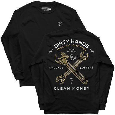Twisting Wrenches Long Sleeve - Black