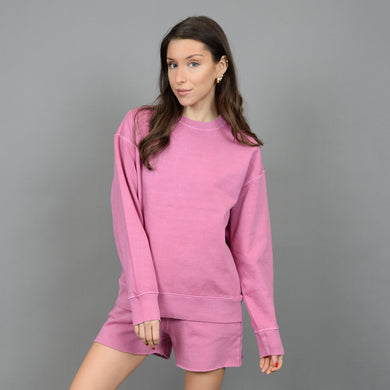 Jog It Out Crewneck Sweater - Pink