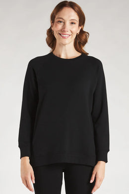Kamea Sidezip Sweater - Black