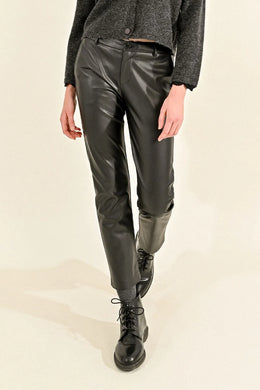 Living On The Edge Faux Leather Pants