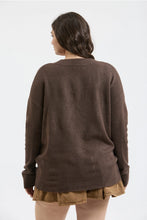 On A Mission Sweater - Dark Mocha