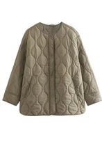 Ophelia Light Quilted Coat - Olive