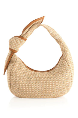 Sonya Mini Hobo Bag - Tan