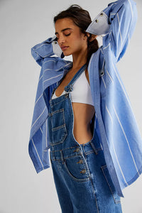 We The Free Ziggy Denim Overalls - Sapphire Blue