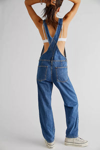 We The Free Ziggy Denim Overalls - Sapphire Blue