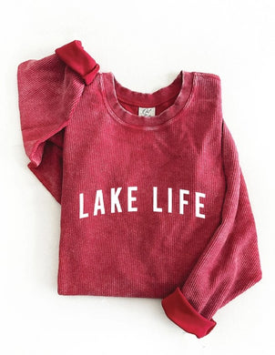 Lake Life Sweatshirt - Berry
