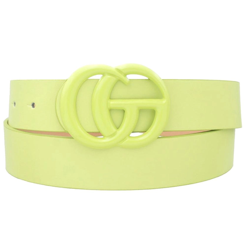 The It Girl Belt - Lime