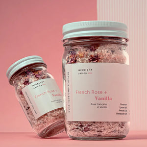 French Rose + Vanilla Replenishing Bath Soak - 4 oz.