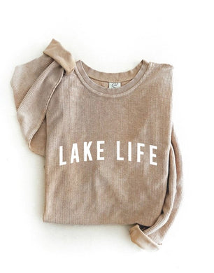 Lake Life Sweatshirt - Latte