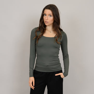 Daydream Long Sleeve Top - Olive