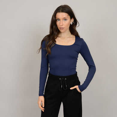 Daydream Long Sleeve Top - Navy