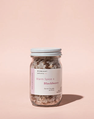 Warm Spice + Blackberry Soothing Bath Soak - 4 oz.