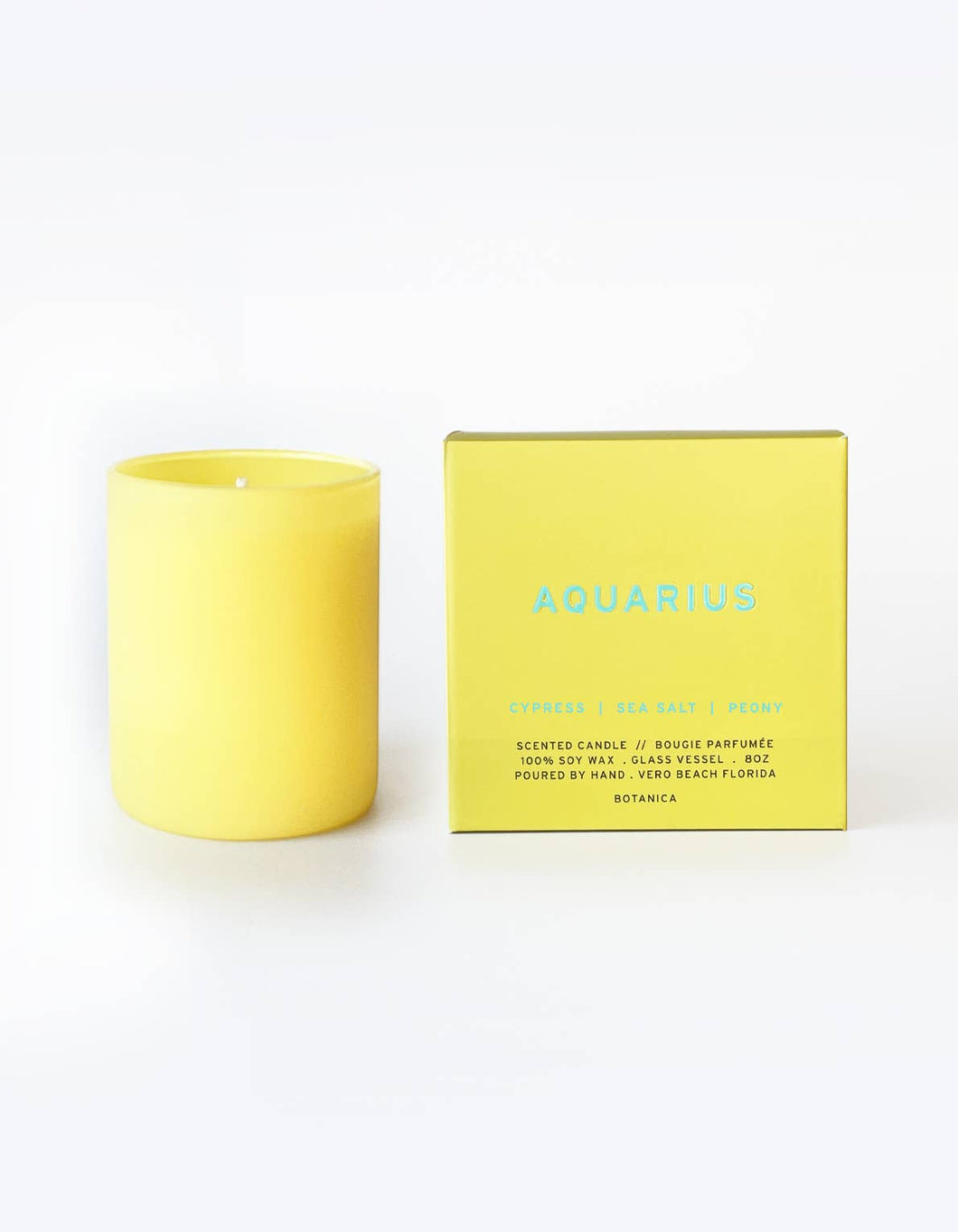 Aquarius Zodiac Candle | 8 oz.